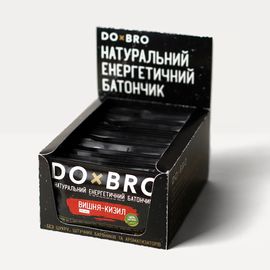 Натуральні батончики без цукру Вишня-барбарис 12 шт х 45 г, фото 1