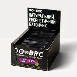 Натуральні батончики без цукру  Гарбуз-інжир 12 шт х 45 г, фото 1