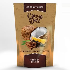 Кокосові чіпси, Апельсин, кориця, кава 30гр., фото 1