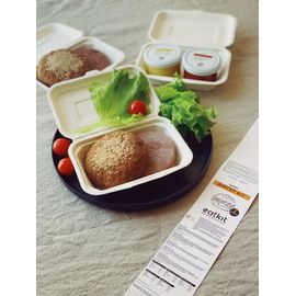 2 бургера - queen бургер (безглютена, веган), фото 1