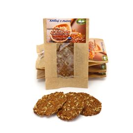 Хлебцы из пророщенного льна с луком, фото 1