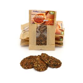 Хлебцы из пророщенного льна с морской капустой, фото 1