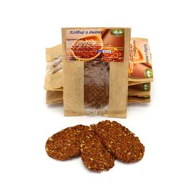 Хлебцы из пророщенного льна с томатом и базиликом, фото 1