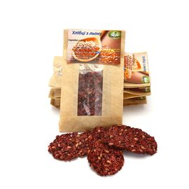 Хлебцы из пророщенного льна со свеклой, фото 1