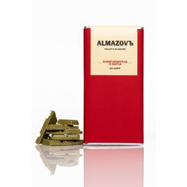 Білий шоколад з матчею 0% цукру, фото 1