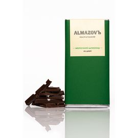 Молочний шоколад 0% цукру, фото 1