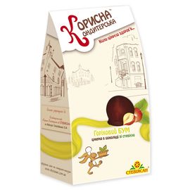 Цукерки в шоколаді «Горіховий Бум» зі стевією, 150 г, фото 1