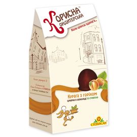 Цукерки в шоколаді &quot;Курага з горіхом&quot; зі стевією, 150 г, фото 1