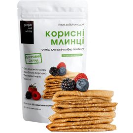 Суміш &quot;Корисні млинці&quot; без цукру і без глютену, 300 г, фото 1