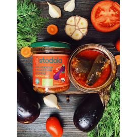 Баклажаны в томате органические 300г, фото 1