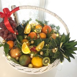 Корзина &quot;Рождественская&quot;, фото 1