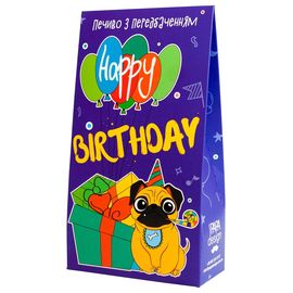 Печенье &amp;quot;Happy Birthday&amp;quot; с предсказаниями в коробке, фото 1