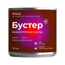 Бустер &quot;Какао + буряк + їжовик гребінчастий&quot; 100 г, фото 1