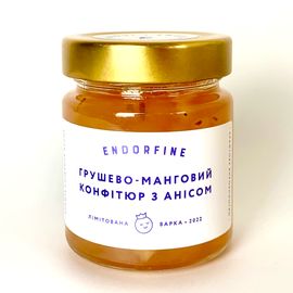 Грушево-манговий конфітюр з анісом 234 г Endorfine, фото 1