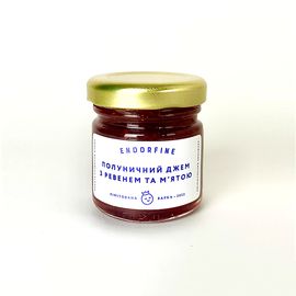 Полуничний джем з ревенем і м&#039;ятою 44г Endorfine, фото 1