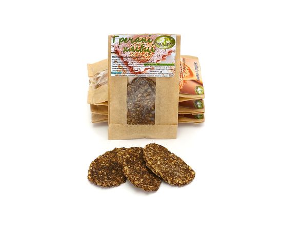 Хлібці з пророщеної гречки 40 гр. ЭкоЛарец, фото 1