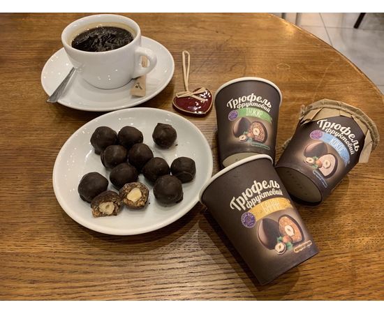 &quot;Трюфель фруктовий - кокос&quot; (Ціна за 12 стаканчиків) BRAIN BOX, фото 3