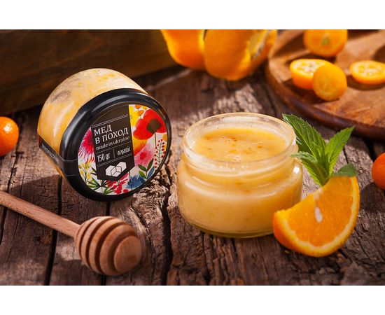 Медовый мусс с апельсином Семейная пасека &quot;Мед в поход&quot;, фото 2
