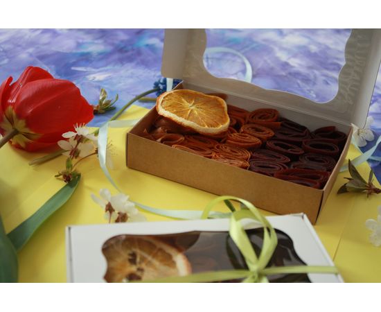 Набір фруктових натуральних цукерок (пастила) 5 смаків 200 г Pastila-so-tasty, фото 2