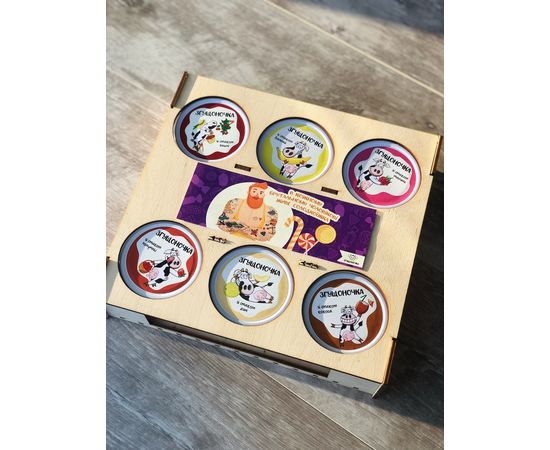 Згущоночка 6 смаків по 300грам, Подарунковий набір Згущоночка, фото 5