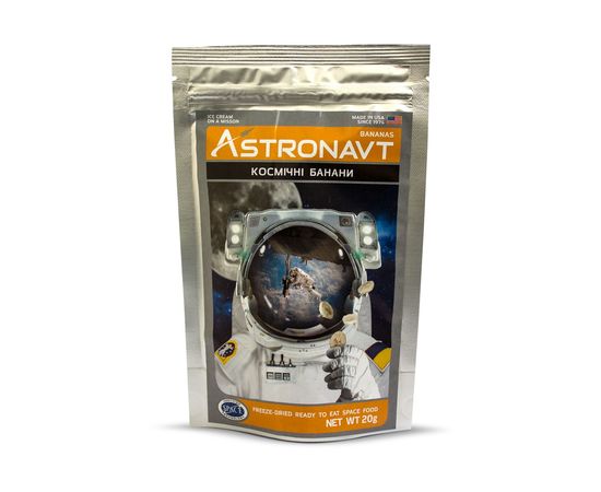 Банановые чипсы Asrtronaut сублимационной сушки Cryovit, фото 1