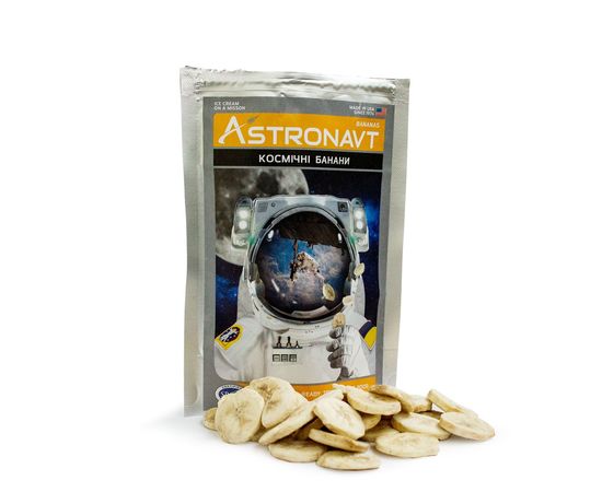 Банановые чипсы Asrtronaut сублимационной сушки Cryovit, фото 2