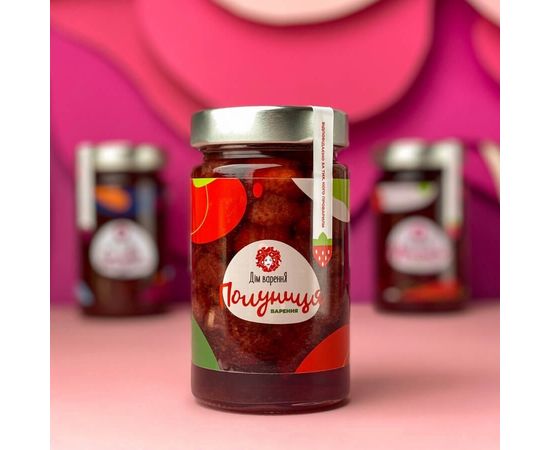 Варення "Полуниця", 350 г, ТМ "Дім Варення", фото 3 Варення "Полуниця", 350 г, ТМ "Дім Варення", фото 3