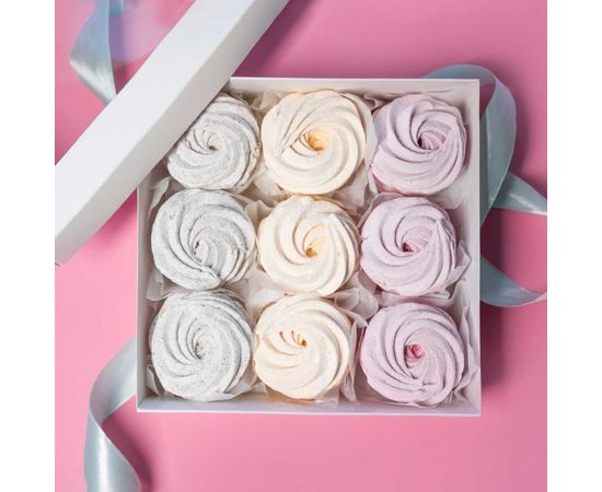 Подарочная коробочка натурального зефира Чарівний зефір, фото 1