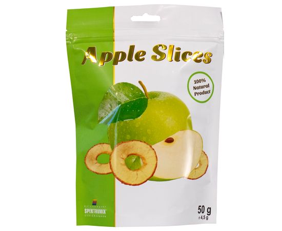 Слайсы яблочные зеленые 50 г Spektrumix, фото 1