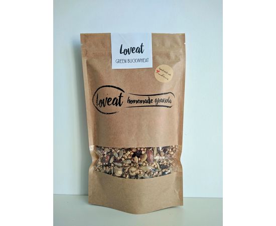 Гранола Green Buckwheat 250 грамм LovEat Homemade Granola, фото 1