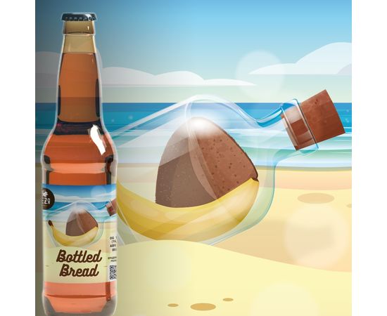 Bottled bread (Weizen) beer ZEZЯ BREWERY, фото 1 Bottled bread (Weizen) beer ZEZЯ BREWERY, фото 1