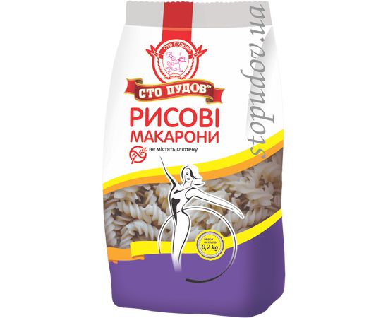 Рисові макарони Сто пудов, фото 1