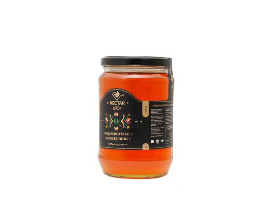 Мед натуральный разнотравья 1 кг ТОВ &quot;Шалена Бджілка&quot;, фото 1