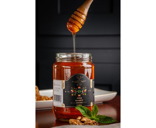 Мед натуральный разнотравья 1 кг ТОВ &quot;Шалена Бджілка&quot;, фото 3