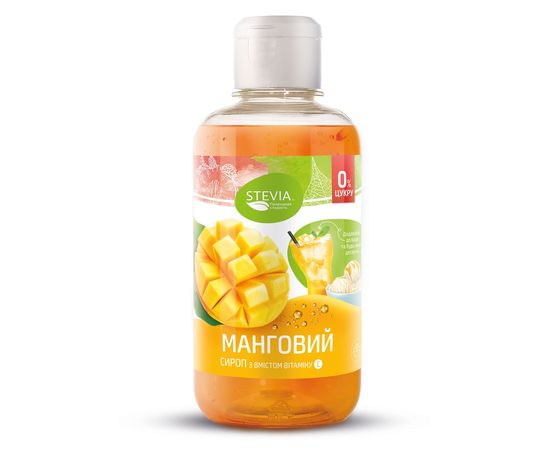 Сироп зі стевією &quot;Манго&quot; (без цукру) ТОВ &quot;Гудвил-Инвест&quot;, фото 1