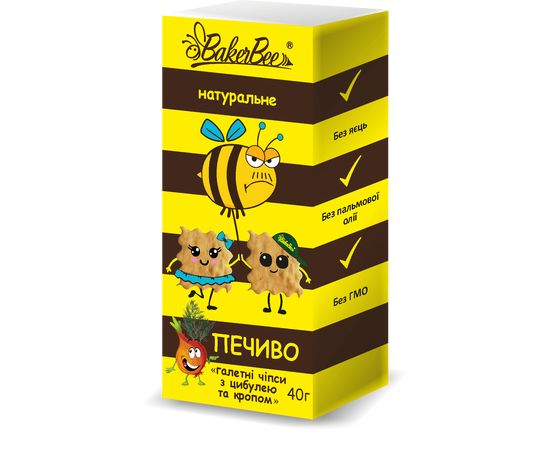 Натуральні галетні чіпси з цибулею та кропом ТОВ &quot;СВІТ ЕКО ЛАЙН&quot;, фото 1