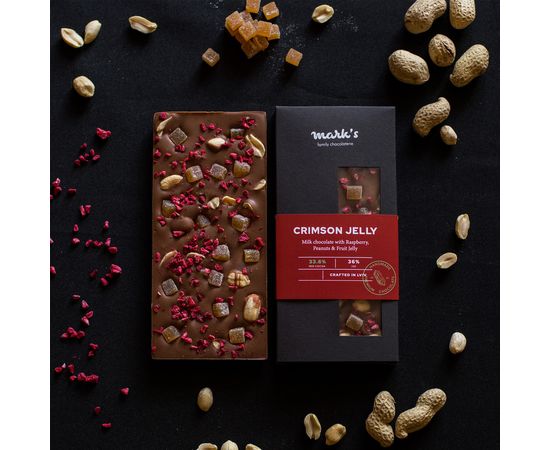 Бельгийский Премиум Шоколад Mark&#039;s &quot;Crimson Jelly&quot; Mark&#039;s - Family Chocolaterie, фото 1