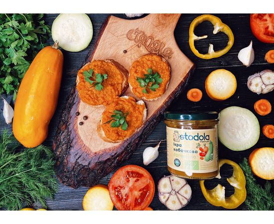 Икра кабачковая органическая 300г Stodola Organic Farm, фото 2 Икра кабачковая органическая 300г Stodola Organic Farm, фото 2