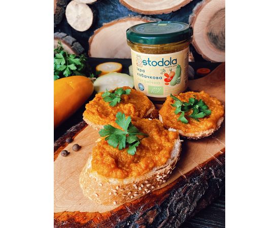 Икра кабачковая органическая 300г Stodola Organic Farm, фото 1 Икра кабачковая органическая 300г Stodola Organic Farm, фото 1