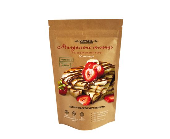 Кондитерская смесь Миндальные блинчики без сахара 250 г Victoria Premium Product, фото 1