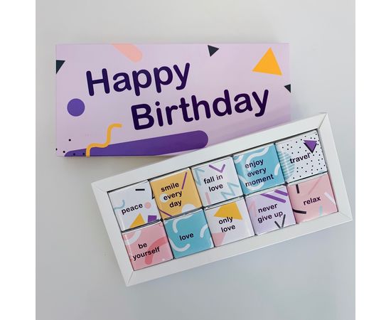 Шоколадный набор Small &amp;quot;Happy Birthday!&amp;quot; Papadesign, фото 1