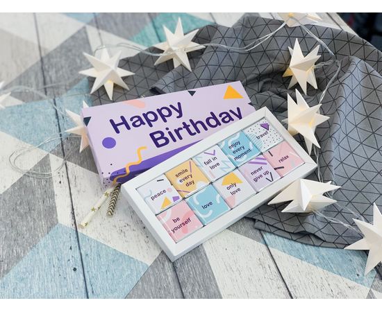 Шоколадный набор Small &amp;quot;Happy Birthday!&amp;quot; Papadesign, фото 3