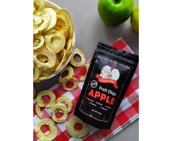 Фруктовые чипсы ЯБЛОКО 20 гр. CrispyDone, фото 2