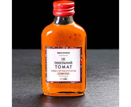 Соус острый &quot;Адский томат&quot; 100 мл. Gostronomia, фото 1