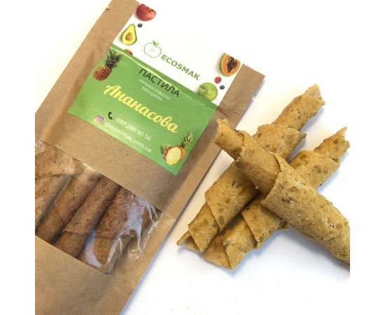 Пастила ананасовая Ecosmak, фото 1