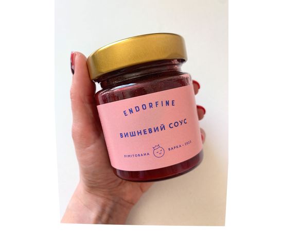 Вишневий Соус 234г Endorfine Endorfine jam, фото 1 Вишневий Соус 234г Endorfine Endorfine jam, фото 1