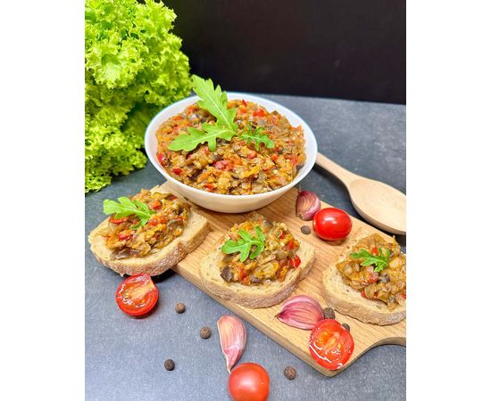 Ікра овочева з баклажан, 200мл КрафтаШоп, фото 1