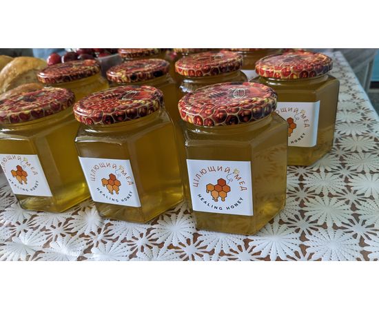 соти 0,390 мл. (0,5 кг.) Цілющий мед, фото 2
