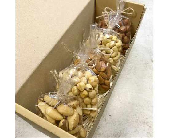 Коробка горіхів 500г Ecosmak, фото 1