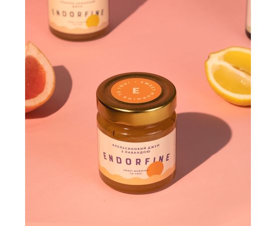 Апельсиновий джем з лавандою Endorfine jam, фото 3